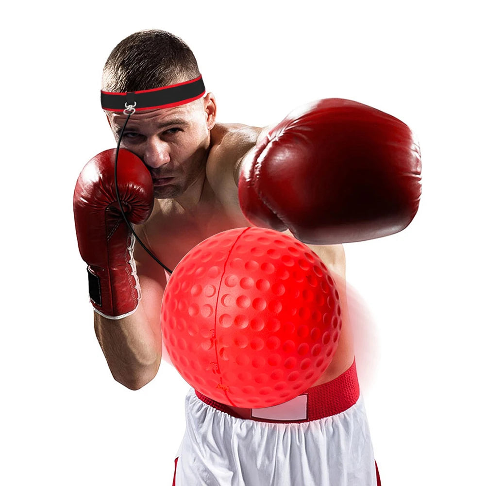 Boxing Speed Ball Boxing Training Ball with Adjustable Headband React Reflex Ball Boxing Ball MMA Gear Great for Reflex Accuracy